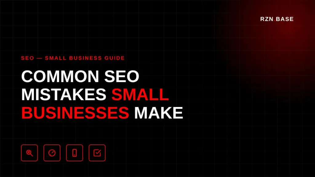 Common SEO Mistakes Small Businesses Make